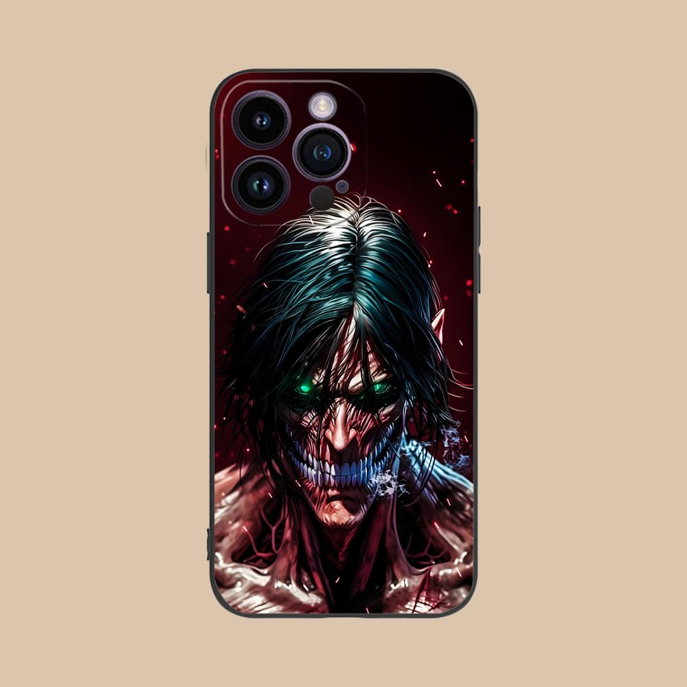 AOT Eren Yeager Matte TPU Mobile Phone Case for iPhone 17 16 15 14 13 12 11 X XR XS 8 7 Air Pro Max Plus Mini Colorful Cover iPhone 7 Plus
AOT Eren Yeager Matte TPU Mobile Phone Case for iPhone 17 16 15 14 13 12 11 X XR XS 8 7 Air Pro Max Plus Mini Colorful Cover iPhone 7 Plus