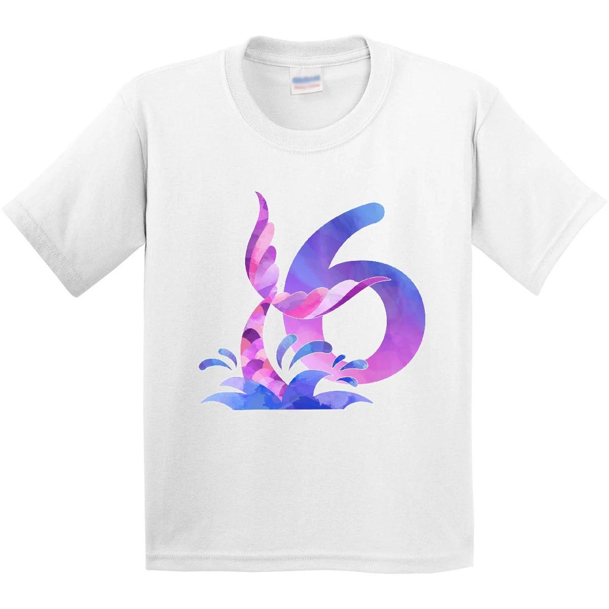 Inktastic 6th Birthday Mermaid Tail Youth kids boys T-Shirt Birthdays Six 6 Turning Splash 130
Inktastic 6th Birthday Mermaid Tail Youth kids boys T-Shirt Birthdays Six 6 Turning Splash 130