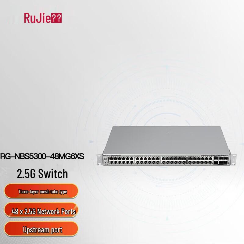 Ruijie 48-Port 10G Managed Core Switch
Ruijie 48-Port 10G Managed Core Switch