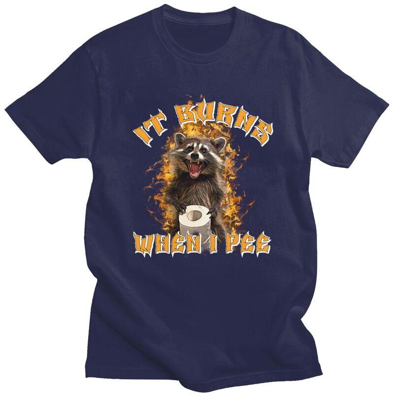 Mens It Burns When I Pee Funny Autism Racoon Meme T Shirt Short Sleeve 100 Cotton Humor Joke TShirt Loose Oversized Clothes 4XL
Mens It Burns When I Pee Funny Autism Racoon Meme T Shirt Short Sleeve 100 Cotton Humor Joke TShirt Loose Oversized Clothes 4XL