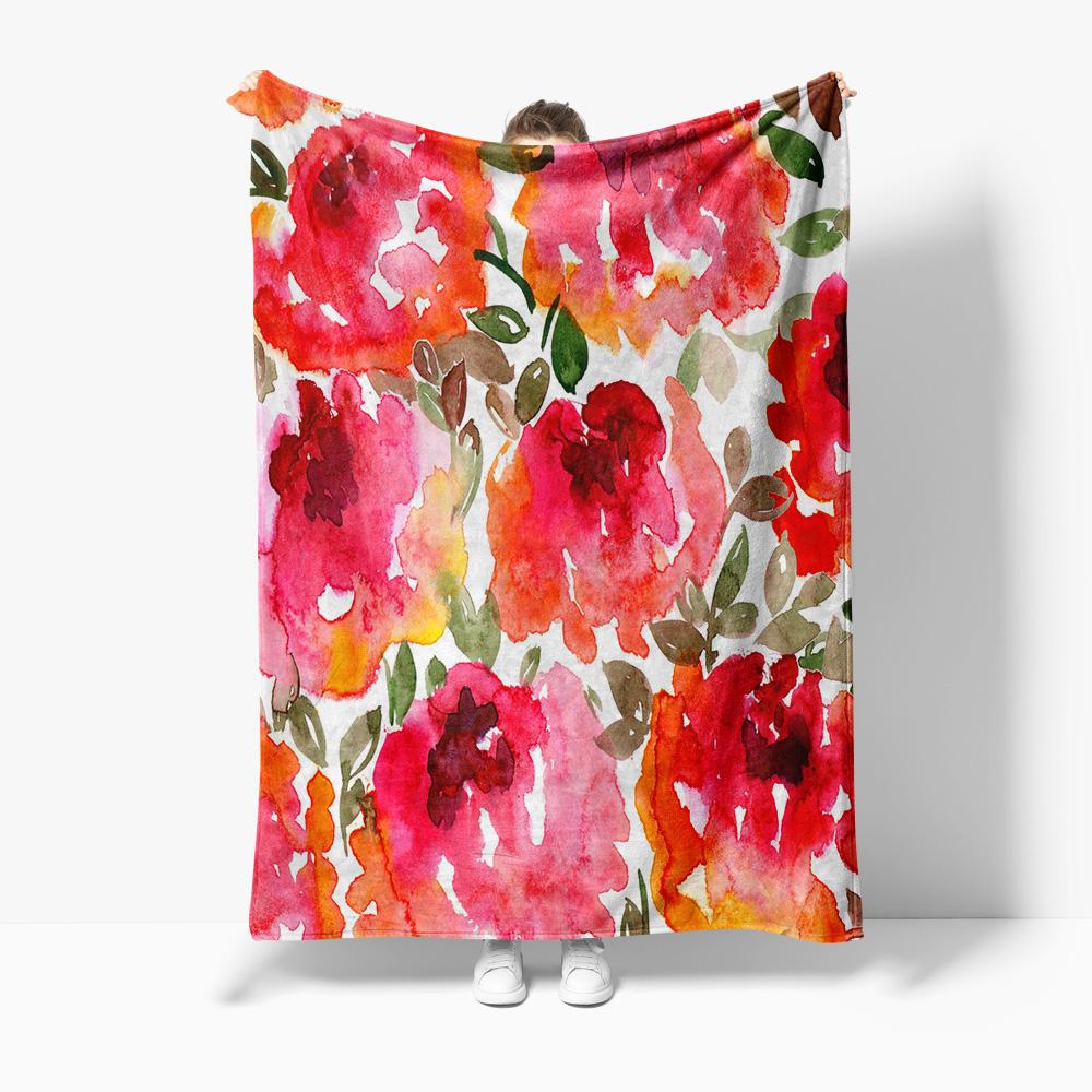 Watercolor Floral Print Soft Fleece Blanket Throw Bed Sofa Cover Decorative Warm Cozy Gift 75x100cm
Watercolor Floral Print Soft Fleece Blanket Throw Bed Sofa Cover Decorative Warm Cozy Gift 75x100cm