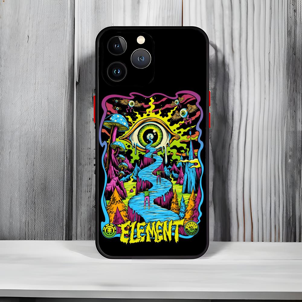 Skate Brand E-Element Skateboards logo Phone Case Black Matte Thin Phone Case For iPhone17 16 15 14 13 ProMax iphone17air
Skate Brand E-Element Skateboards logo Phone Case Black Matte Thin Phone Case For iPhone17 16 15 14 13 ProMax iphone17air