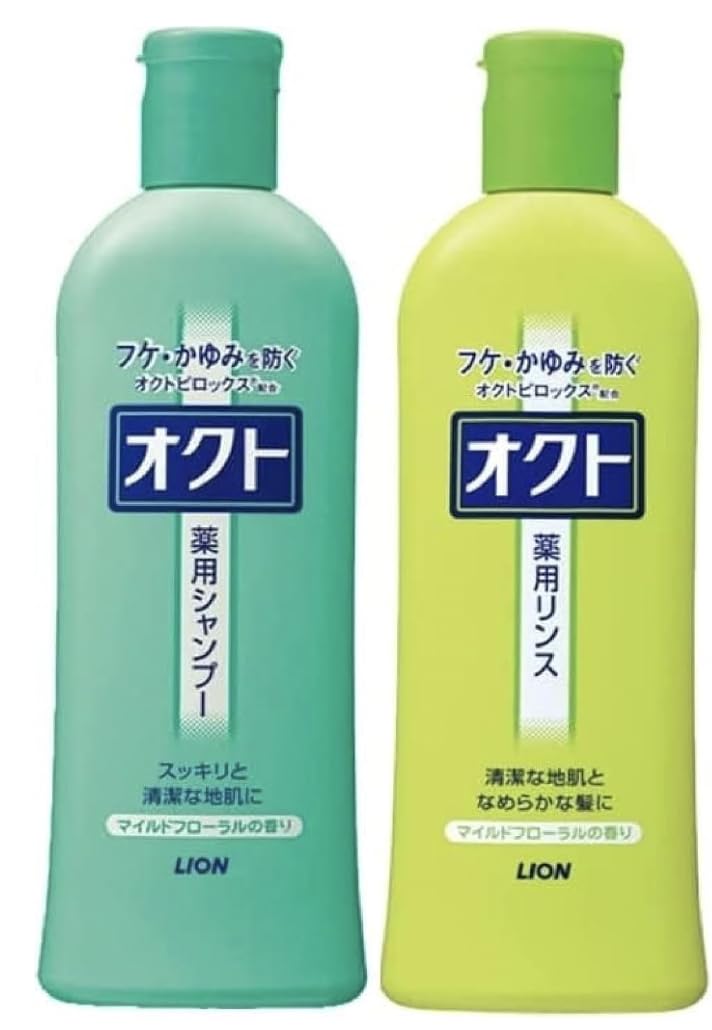 Octo Shampoo and Conditioner, 320ml each, Medicated Shampoo, Quasi-drug, 1 each, Total 2 bottles
Octo Shampoo and Conditioner, 320ml each, Medicated Shampoo, Quasi-drug, 1 each, Total 2 bottles