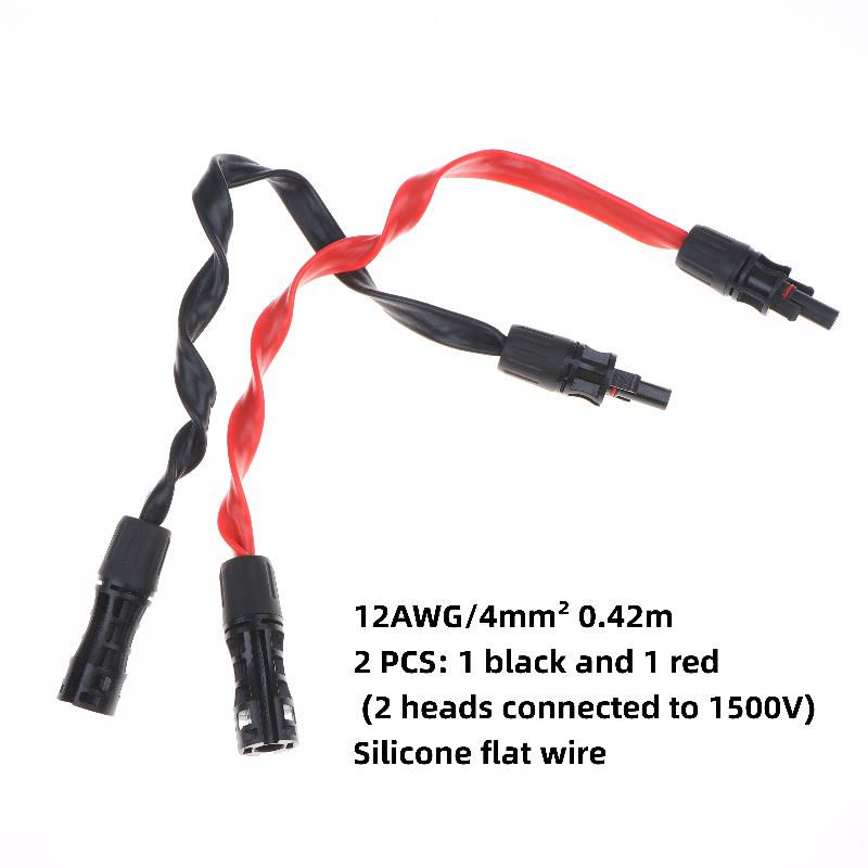 2Pcs 12AWG 10AWG 4mm2 6mm2 Female Male Waterproof Connectors Flat Solar Panel Extension Cable For RV Photovoltaic Home Balcony
2Pcs 12AWG 10AWG 4mm2 6mm2 Female Male Waterproof Connectors Flat Solar Panel Extension Cable For RV Photovoltaic Home Balcony