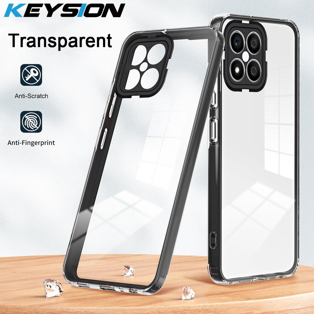 KEYSION Ударопрочная броня Прозрачный чехол для HONOR X8 4G Прозрачный TPU + PC 2 в 1 Задняя крышка телефона для Huawei Honor X8
KEYSION Ударопрочная броня Прозрачный чехол для HONOR X8 4G Прозрачный TPU + PC 2 в 1 Задняя крышка телефона для Huawei Honor X8