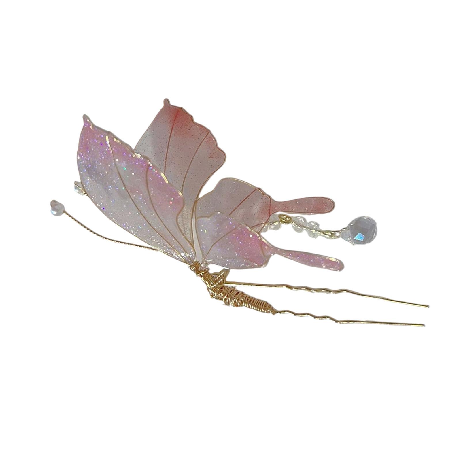 Glitter Butterfly Filigree Hair Stick Buyao for Girls Ancient Chinese Hairpin Traditional Hanbiuk Decorative Cosplay розовый
Glitter Butterfly Filigree Hair Stick Buyao for Girls Ancient Chinese Hairpin Traditional Hanbiuk Decorative Cosplay розовый