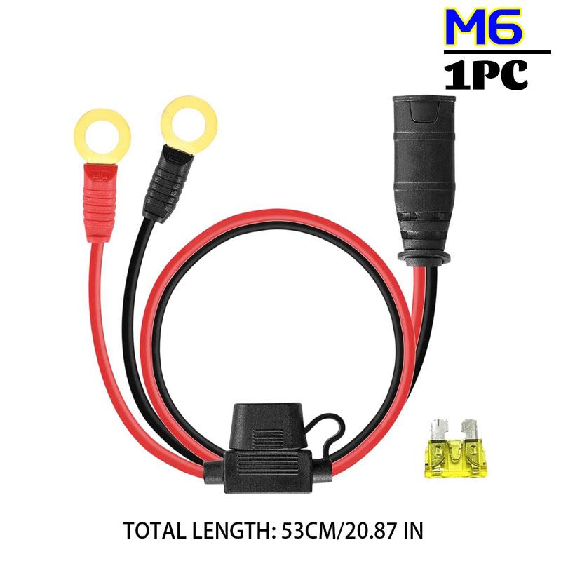 2/1pcs with M10/M6 Silicone Cable Car Plug Fast Charging Connector Cable Compatible with NOCO GC008X Connect Cable Accessories
2/1pcs with M10/M6 Silicone Cable Car Plug Fast Charging Connector Cable Compatible with NOCO GC008X Connect Cable Accessories