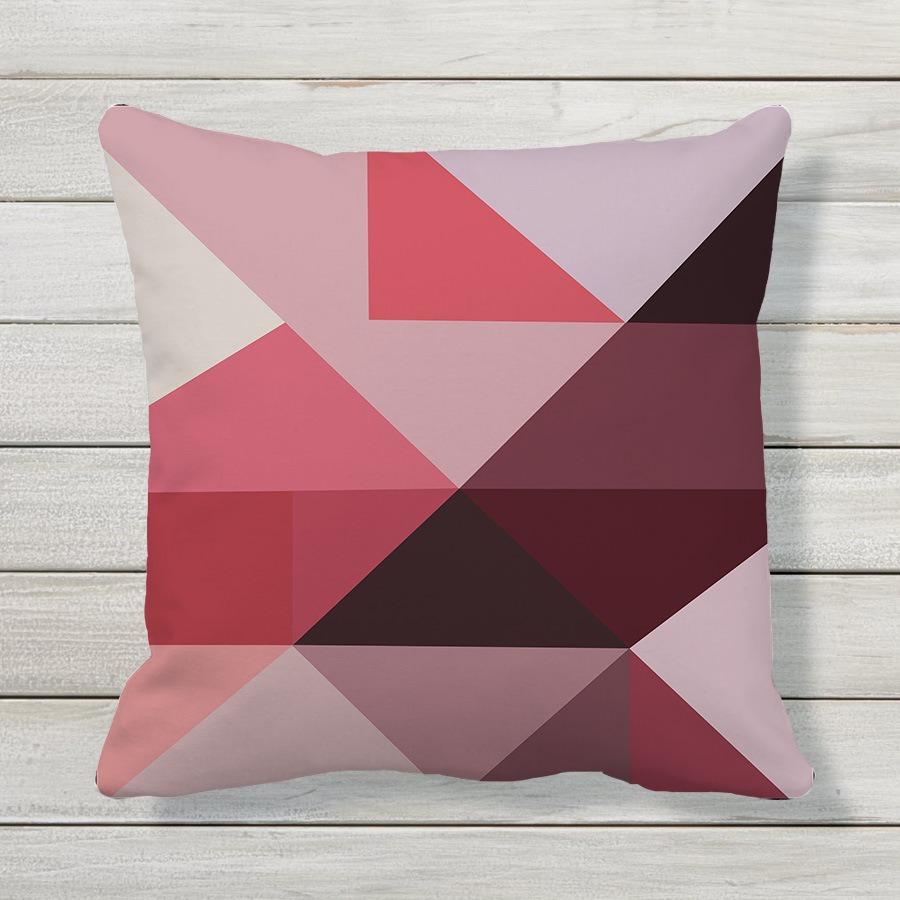 Наволочка с геометрическим рисунком, подушка для поясницы в офисе, минималистичная графическая подушка для спальни, подушка для дивана в гостиной 40x40cm