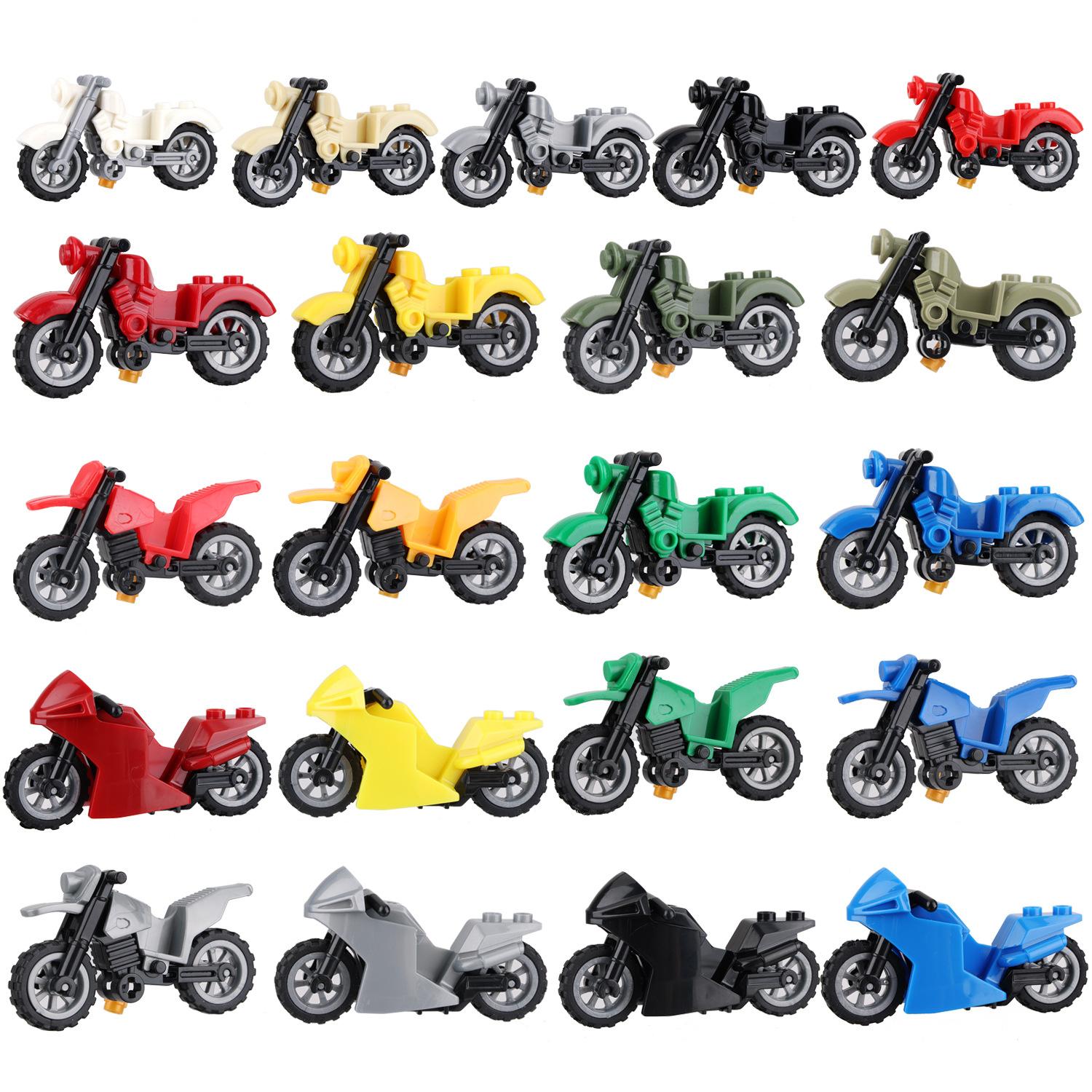 Motorcycle building Block accessories Wheels can be turned DIY small particles children assemble building blocks toy bags for Christmas gifts
Motorcycle building Block accessories Wheels can be turned DIY small particles children assemble building blocks toy bags for Christmas gifts