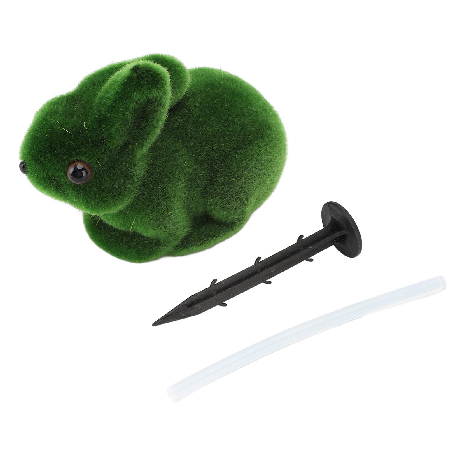 Bunny Stake Rain Proof Green Moss Flocked Bunny Figurine for Yard Garden Decoration
Bunny Stake Rain Proof Green Moss Flocked Bunny Figurine for Yard Garden Decoration