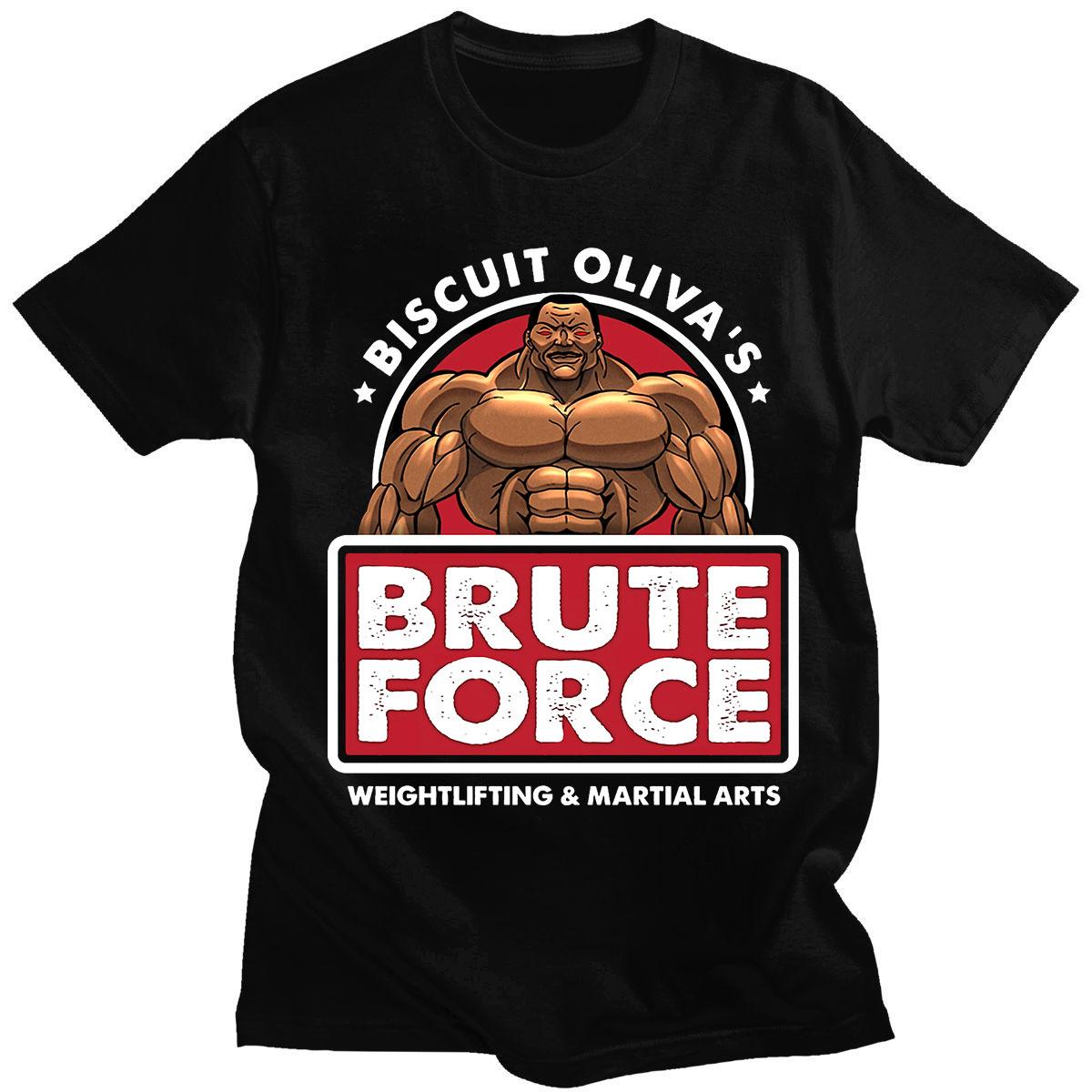 Grappler Baki Hanma Yujiro Dou Manga Men Harajuku T Shirt Biscuit Oliva Brute Force Cartoon Graphic Tshirts Unisex Fashion Tops 3XL
Grappler Baki Hanma Yujiro Dou Manga Men Harajuku T Shirt Biscuit Oliva Brute Force Cartoon Graphic Tshirts Unisex Fashion Tops 3XL