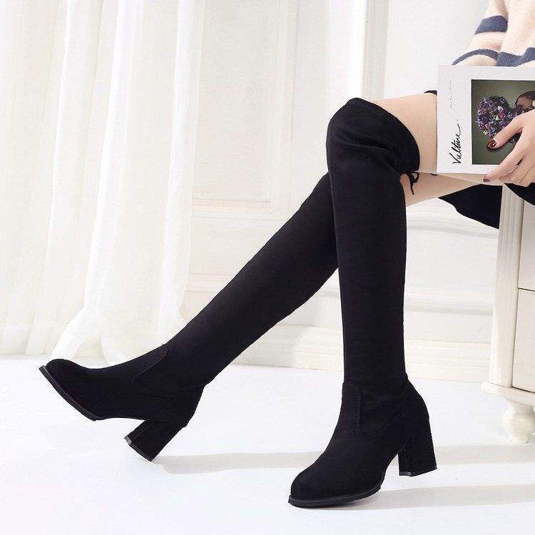 Long knee boots women s 2025 autumn new thin long boots thick heel rhinestone fringed suede elastic high women s boots 42
Long knee boots women s 2025 autumn new thin long boots thick heel rhinestone fringed suede elastic high women s boots 42