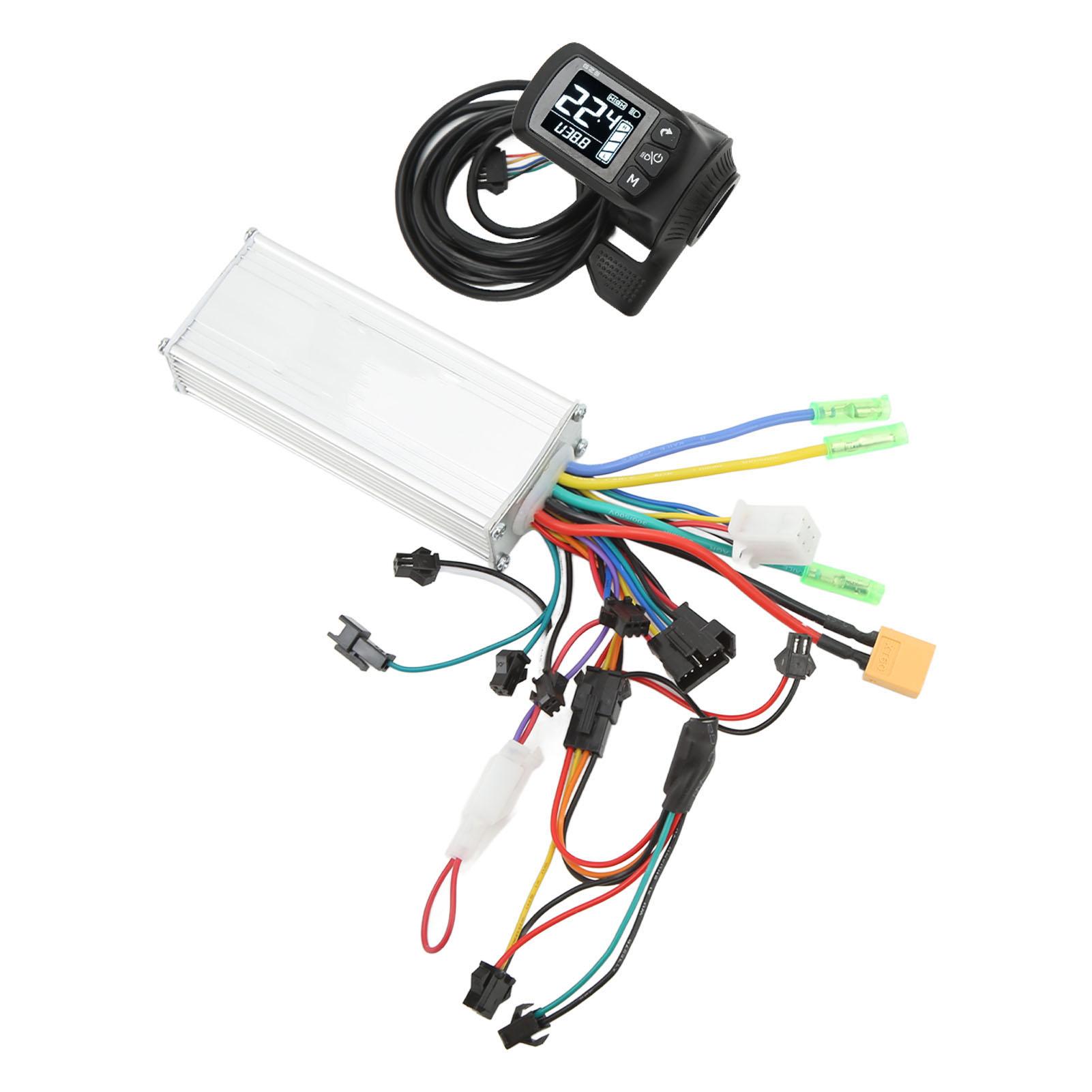 Electric Bike Brushless Controller GZ3 LCD Display 2 in 1 48/60V 500W Scooter Controller Set for 22.5mm Diameter Handlebar
Electric Bike Brushless Controller GZ3 LCD Display 2 in 1 48/60V 500W Scooter Controller Set for 22.5mm Diameter Handlebar