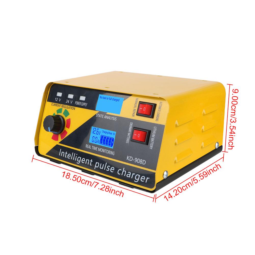 Fully Automatic Car Battery Charger 260W 12V/20A 24V/10A For Lithium Lead Acid Batteries Pulse Repair Current Regulate
Fully Automatic Car Battery Charger 260W 12V/20A 24V/10A For Lithium Lead Acid Batteries Pulse Repair Current Regulate