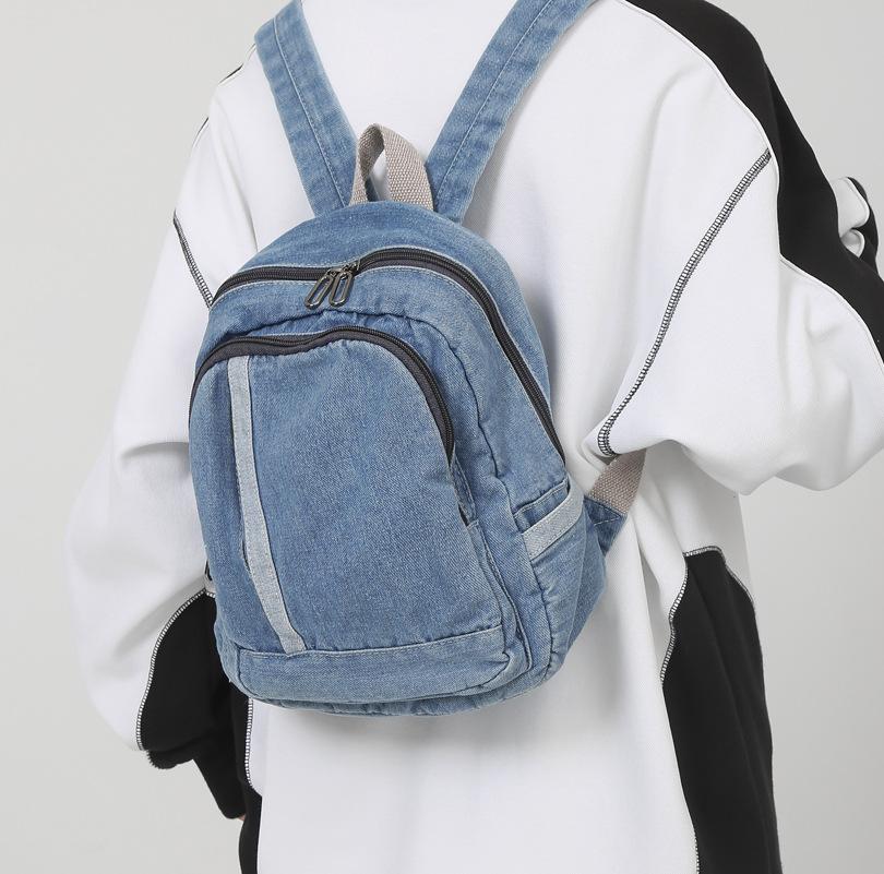 Denim Women Backpack Casual Travel Bagpack Backbag College Student School Bags for Teenager Girls Cowboy Rucksack blue Mochila 24x29x12cm світло-синій колір
Denim Women Backpack Casual Travel Bagpack Backbag College Student School Bags for Teenager Girls Cowboy Rucksack blue Mochila 24x29x12cm світло-синій колір