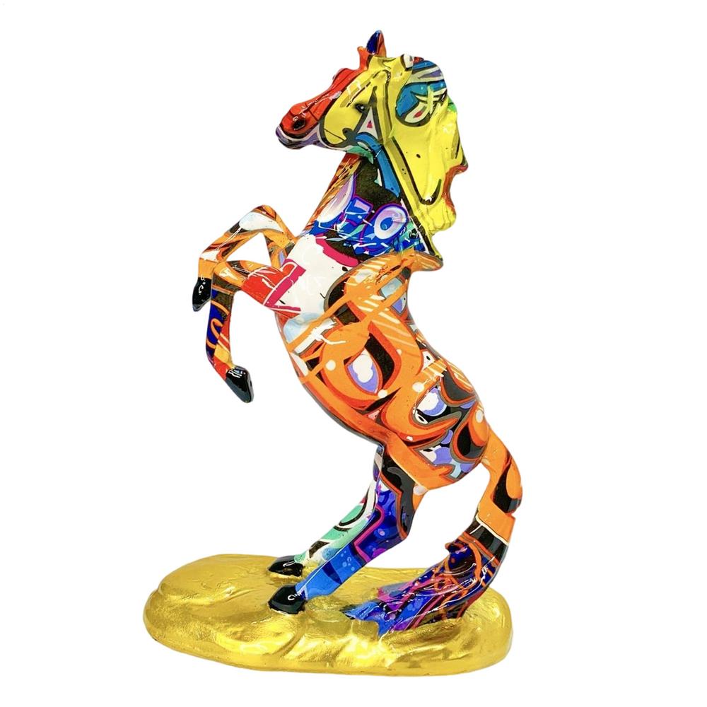 Horse Figurines Resin Decorative Animal Statue Colorful Animal Sculpture for Bedroom Shelf Study Nursery Bedside Display
Horse Figurines Resin Decorative Animal Statue Colorful Animal Sculpture for Bedroom Shelf Study Nursery Bedside Display