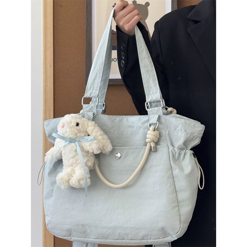 Niche Style Multi-Functional Backpack Bags Korean Simple Idle Style Nylon Tote Bag Student Class Easiest for Match Shoulder Bag Blue
Niche Style Multi-Functional Backpack Bags Korean Simple Idle Style Nylon Tote Bag Student Class Easiest for Match Shoulder Bag Blue