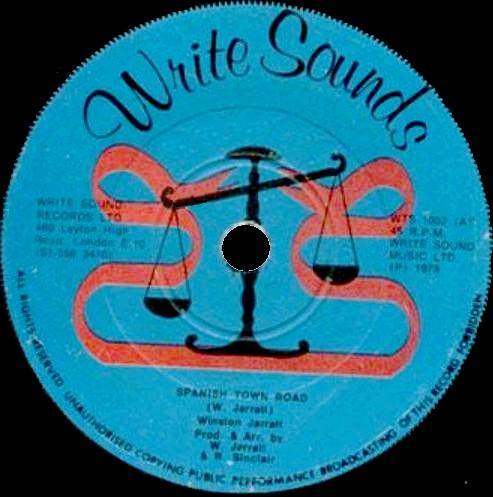 7inch Record WINSTON JARRETT Spanish Town Road WTS1002 Write Sounds 1978 UK Reggae Ska Dub Used
7inch Record WINSTON JARRETT Spanish Town Road WTS1002 Write Sounds 1978 UK Reggae Ska Dub Used