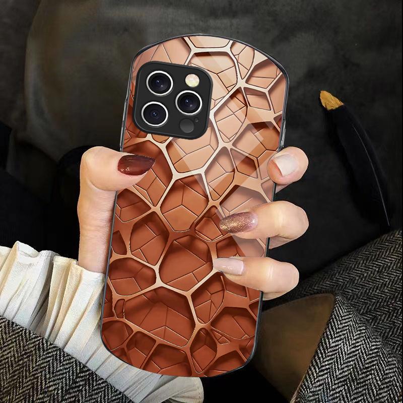 Cool Honeycomb Color For Iphone 11 12 13 14 15 16 Pro Max Plus Mini 7 8 Se 2020 X Xs Xr Elliptical Tempered Glass Phone Case For iPhone 16 Promax
Cool Honeycomb Color For Iphone 11 12 13 14 15 16 Pro Max Plus Mini 7 8 Se 2020 X Xs Xr Elliptical Tempered Glass Phone Case For iPhone 16 Promax
