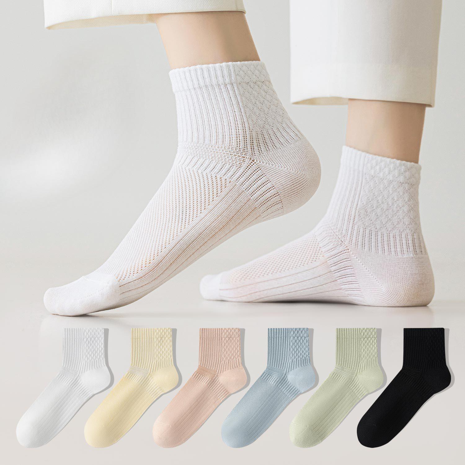 Women s Spring and Summer Candy Colored Sweet Style Mesh Breathable Mid Calf Socks 1 pair
Women s Spring and Summer Candy Colored Sweet Style Mesh Breathable Mid Calf Socks 1 pair