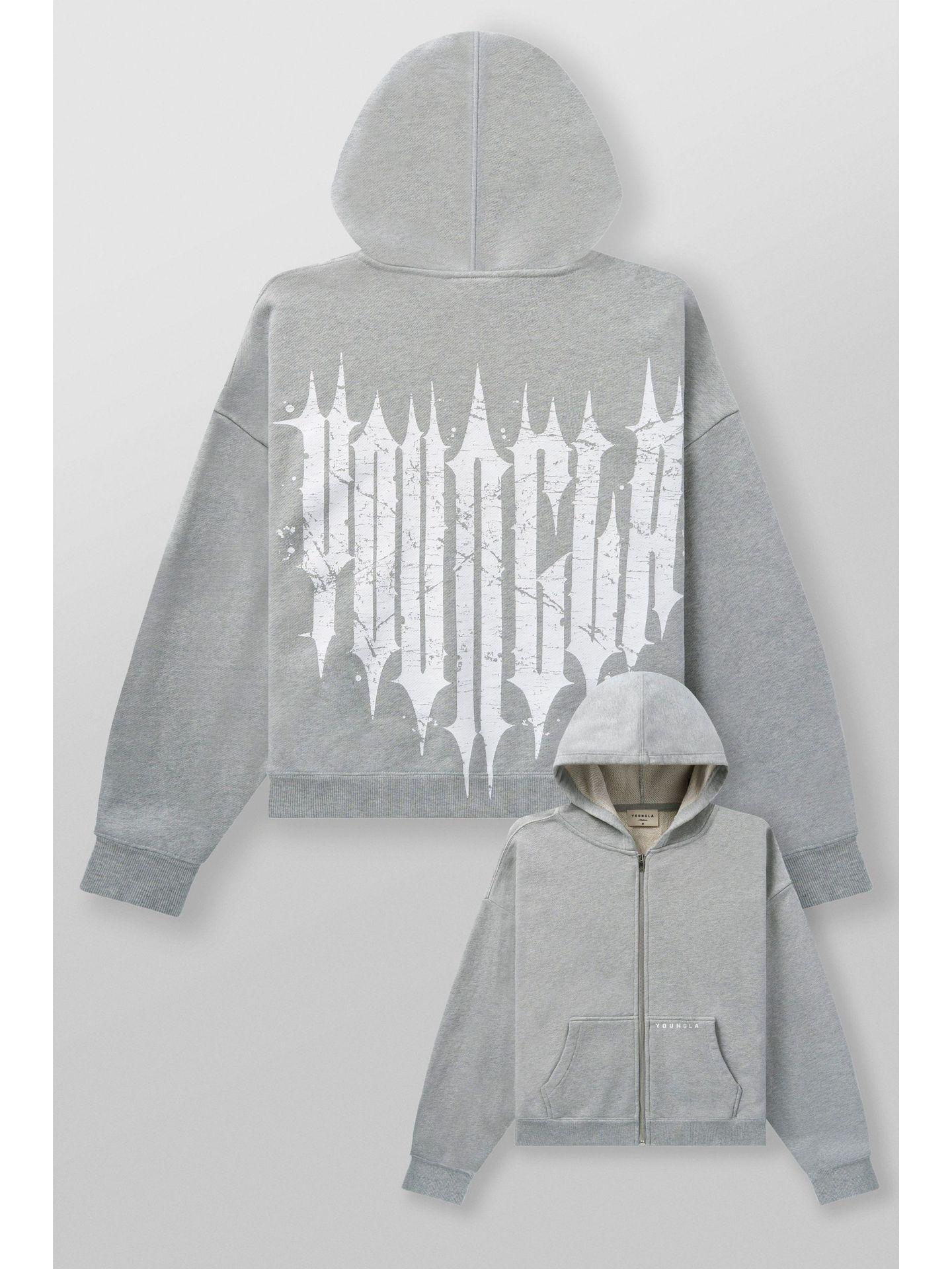 Модна чоловіча толстовка-худі на блискавці YOUNGLA Double Extra Large світло-сірий колір
Модна чоловіча толстовка-худі на блискавці YOUNGLA Double Extra Large світло-сірий колір