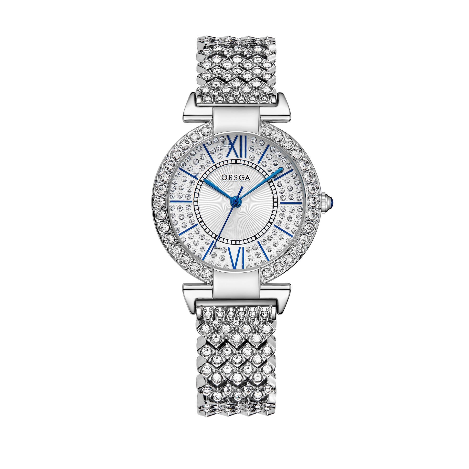 Женские кварцевые наручные часы Omega с бриллиантами - Легкая роскошь, Водонепроницаемый стальной браслет серебряный
Женские кварцевые наручные часы Omega с бриллиантами - Легкая роскошь, Водонепроницаемый стальной браслет серебряный