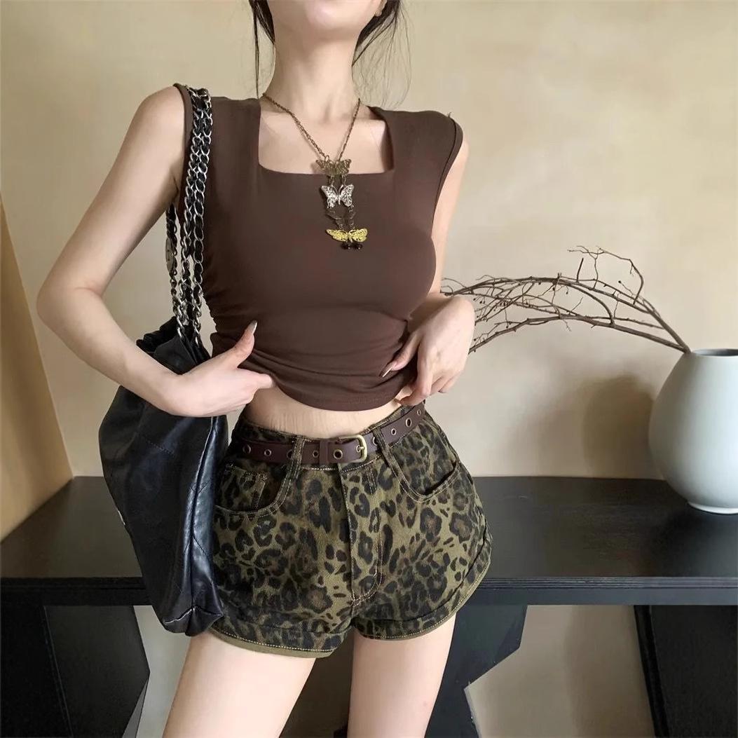 Women s Retro Washed Leopard Print Slimming Hot Pants - High Street Wasteland Style S цветной печати леопарда
Women s Retro Washed Leopard Print Slimming Hot Pants - High Street Wasteland Style S цветной печати леопарда
