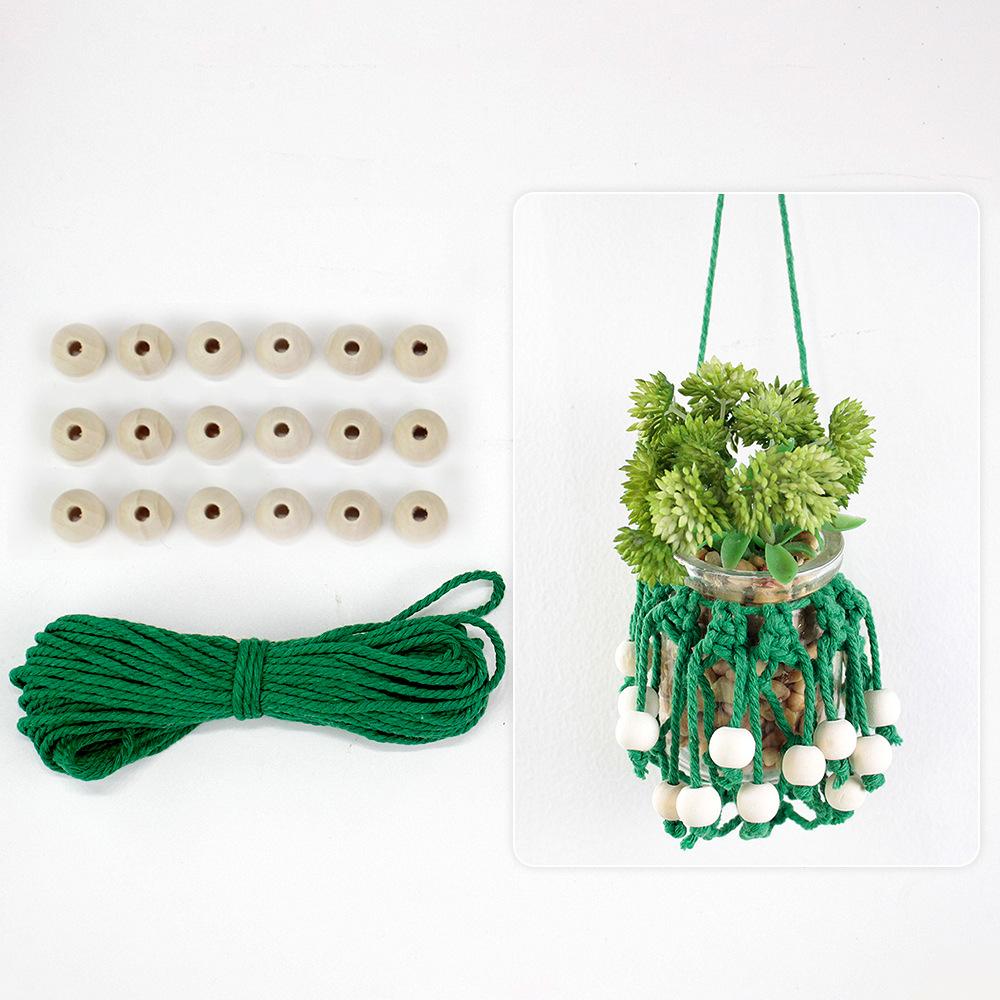 DIY Mini Hanging Planter Kit, Complete Macrame Craft Set with Tutorial for Desktop Decor світло-зелений колір
DIY Mini Hanging Planter Kit, Complete Macrame Craft Set with Tutorial for Desktop Decor світло-зелений колір