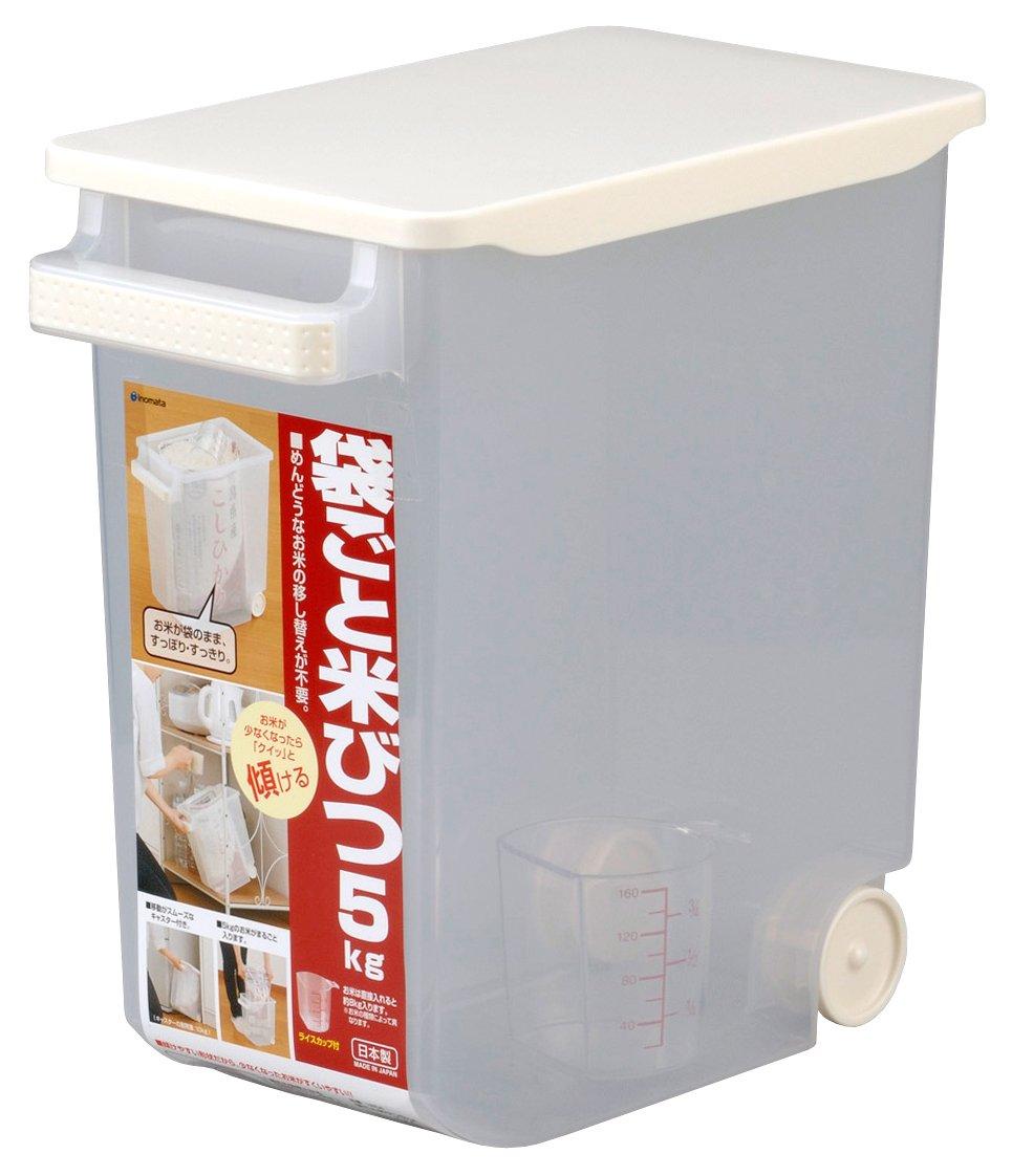 Inomata Chemical Rice Rice Bin with Measuring 5kg x x Bin, Bag-Type Cup, Capacity, Approx. 17.4 30.2 H30.4cm
Inomata Chemical Rice Rice Bin with Measuring 5kg x x Bin, Bag-Type Cup, Capacity, Approx. 17.4 30.2 H30.4cm