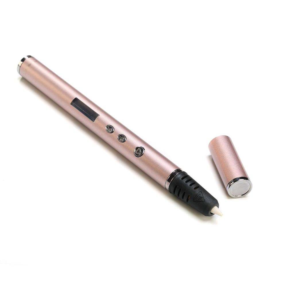 3D ручка Scribble Pen OLED PLA ABS Filament 3D принтер Різдвяні подарунки Lapiz 3D Printing Pen for School 3D Pencil Gadget рожевий колір золота
3D ручка Scribble Pen OLED PLA ABS Filament 3D принтер Різдвяні подарунки Lapiz 3D Printing Pen for School 3D Pencil Gadget рожевий колір золота
