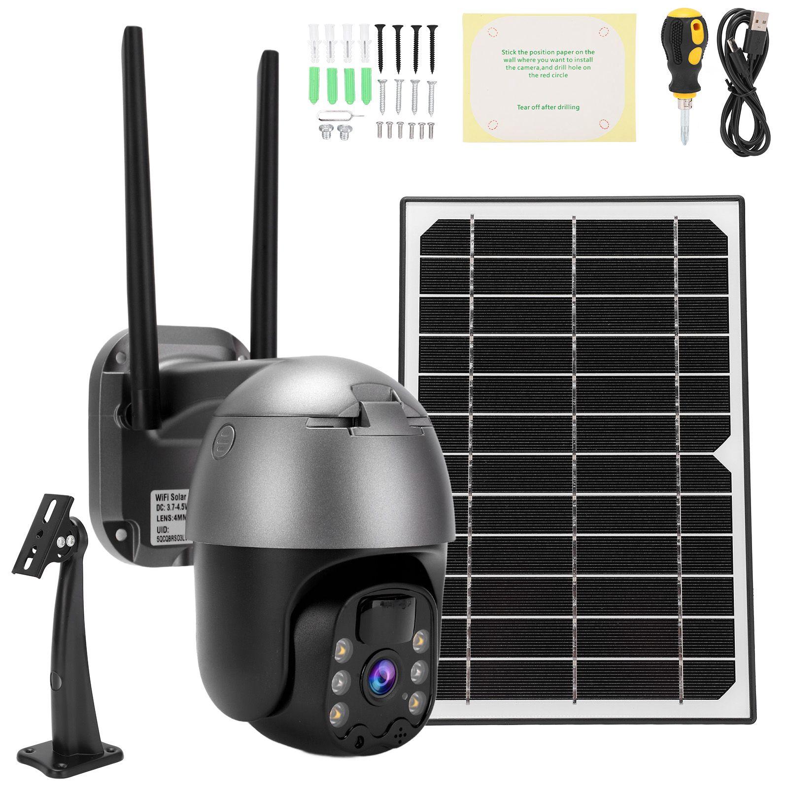 1080P HD Outdoor Security Camera 355 degrees Pan Tilt Solar Powered IP66 Waterproof 4G PIR Motion
1080P HD Outdoor Security Camera 355 degrees Pan Tilt Solar Powered IP66 Waterproof 4G PIR Motion