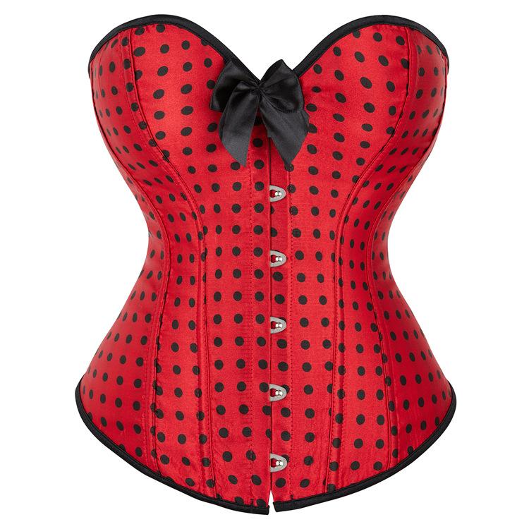 Red polka dot shapewear, bow tie, palace waist seal, waist collection, and corset S червоний
Red polka dot shapewear, bow tie, palace waist seal, waist collection, and corset S червоний