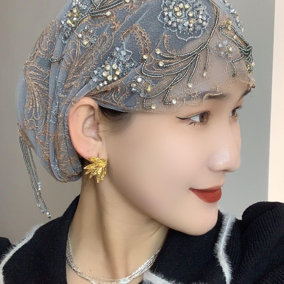 Двухслойная шапка-тюрбан с кисточкой в виде рыбьего хвоста, вневременной кружевной шарф-повязка для волос
Двухслойная шапка-тюрбан с кисточкой в виде рыбьего хвоста, вневременной кружевной шарф-повязка для волос