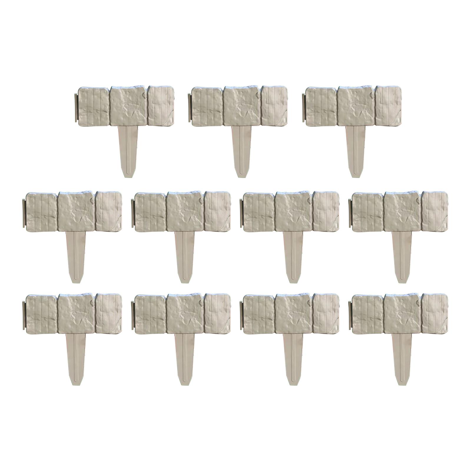 Plastic Garden Edging Fence 10 Piece Set Flexible Decorative Landscape Border for Yard Flower Bed Pathway Lawn Divider One Size
Plastic Garden Edging Fence 10 Piece Set Flexible Decorative Landscape Border for Yard Flower Bed Pathway Lawn Divider One Size