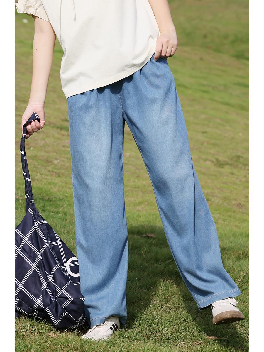 Girls Summer 2024 Tencel Wide-Leg Jeans for Juniors, Thin Straight-Leg Pants, S1099 джинсовый синий
Girls Summer 2024 Tencel Wide-Leg Jeans for Juniors, Thin Straight-Leg Pants, S1099 джинсовый синий