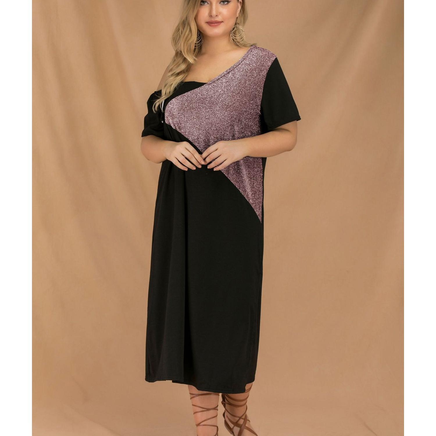 Лоскутное платье с вырезом на плечах для женщин, с v-образным вырезом и коротким рукавом, свободное летнее длинное платье, повседневное платье макси для пляжного отдыха, дышащее удобное платье 4XL розовый
Лоскутное платье с вырезом на плечах для женщин, с v-образным вырезом и коротким рукавом, свободное летнее длинное платье, повседневное платье макси для пляжного отдыха, дышащее удобное платье 4XL розовый