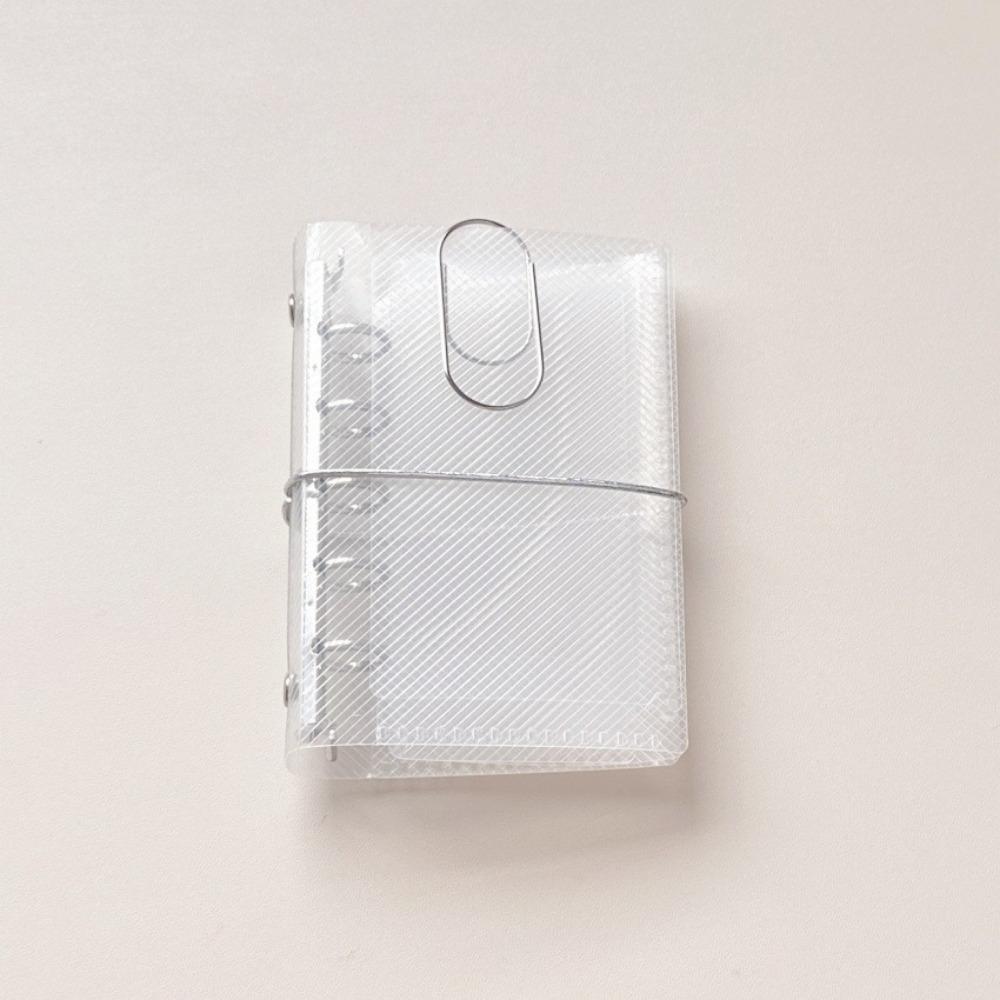 Ins PVC Transparent Twill M5 tri-fold Binder Notebook Ins Portable Student Diary Notebook Cover Storage Bag Card Holder чистый
Ins PVC Transparent Twill M5 tri-fold Binder Notebook Ins Portable Student Diary Notebook Cover Storage Bag Card Holder чистый