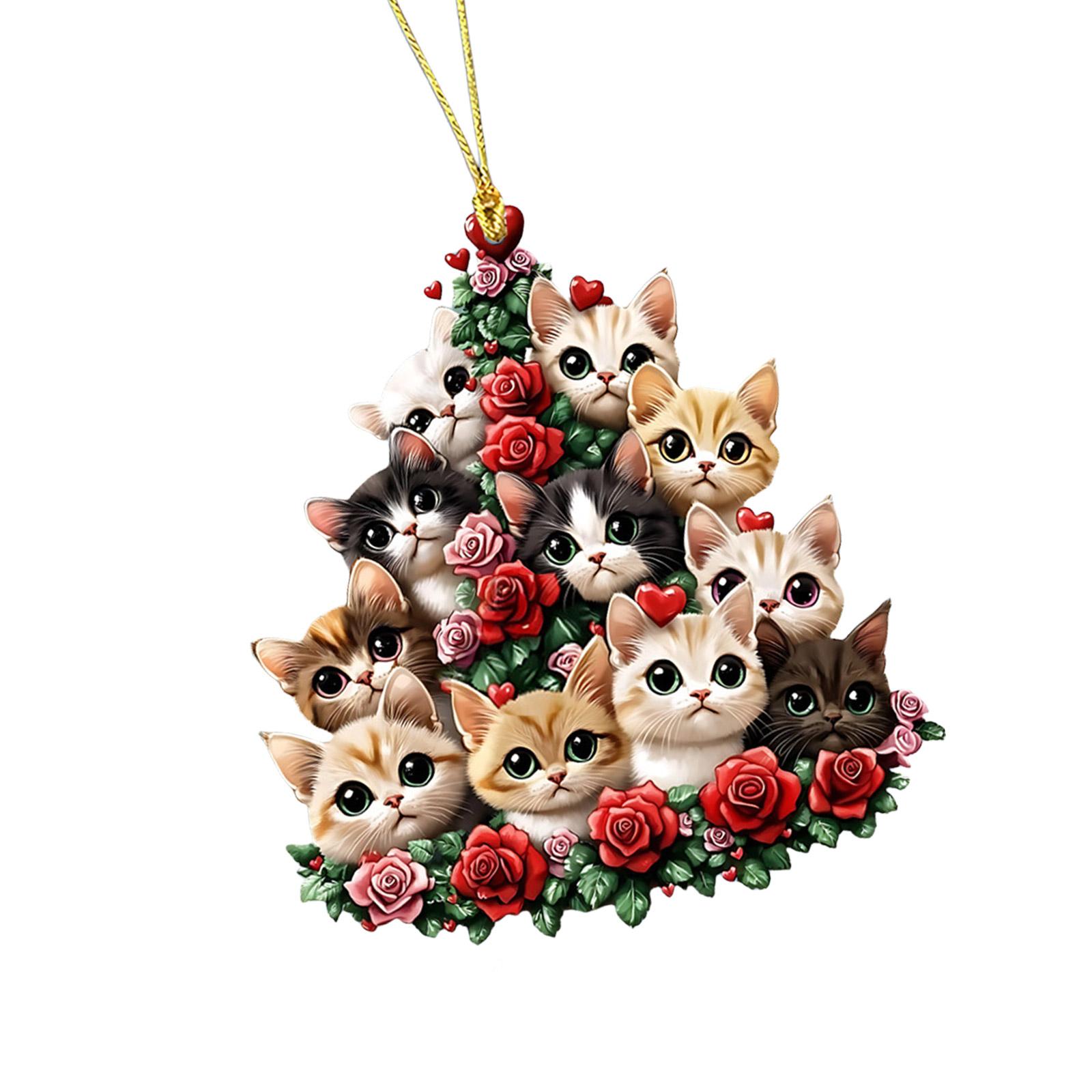 День святого Валентина Милые кошки и собаки Семья Прочный акриловый кулон аксессуар для украшения дома или офиса акцент 1
День святого Валентина Милые кошки и собаки Семья Прочный акриловый кулон аксессуар для украшения дома или офиса акцент 1