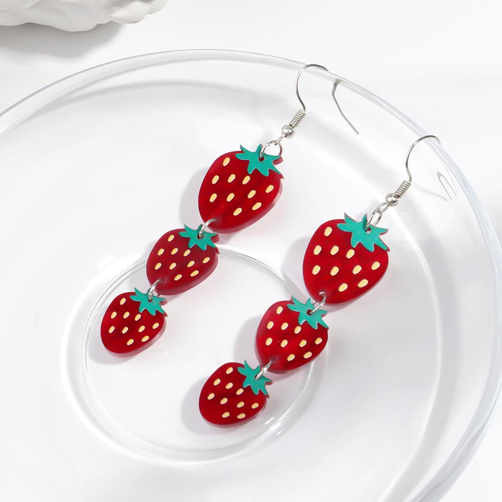 Lovely Acrylic Fruits Drop Earrings For Women Sweet Avocado Strawberry Orange Peach Dangle Earring Jewelry Accessory Gifts земляничный
Lovely Acrylic Fruits Drop Earrings For Women Sweet Avocado Strawberry Orange Peach Dangle Earring Jewelry Accessory Gifts земляничный