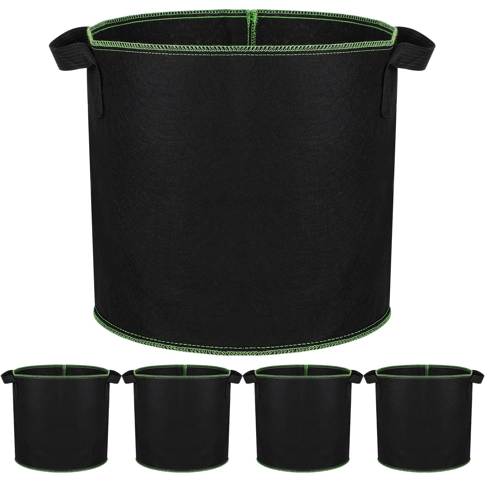 5 pcs Plant Grow Bags Non-Woven Fabric Durable Drainage Aeration Pouch For Vegetable Flower Garden Nursery Growing Kits 28X28X26CM
5 pcs Plant Grow Bags Non-Woven Fabric Durable Drainage Aeration Pouch For Vegetable Flower Garden Nursery Growing Kits 28X28X26CM