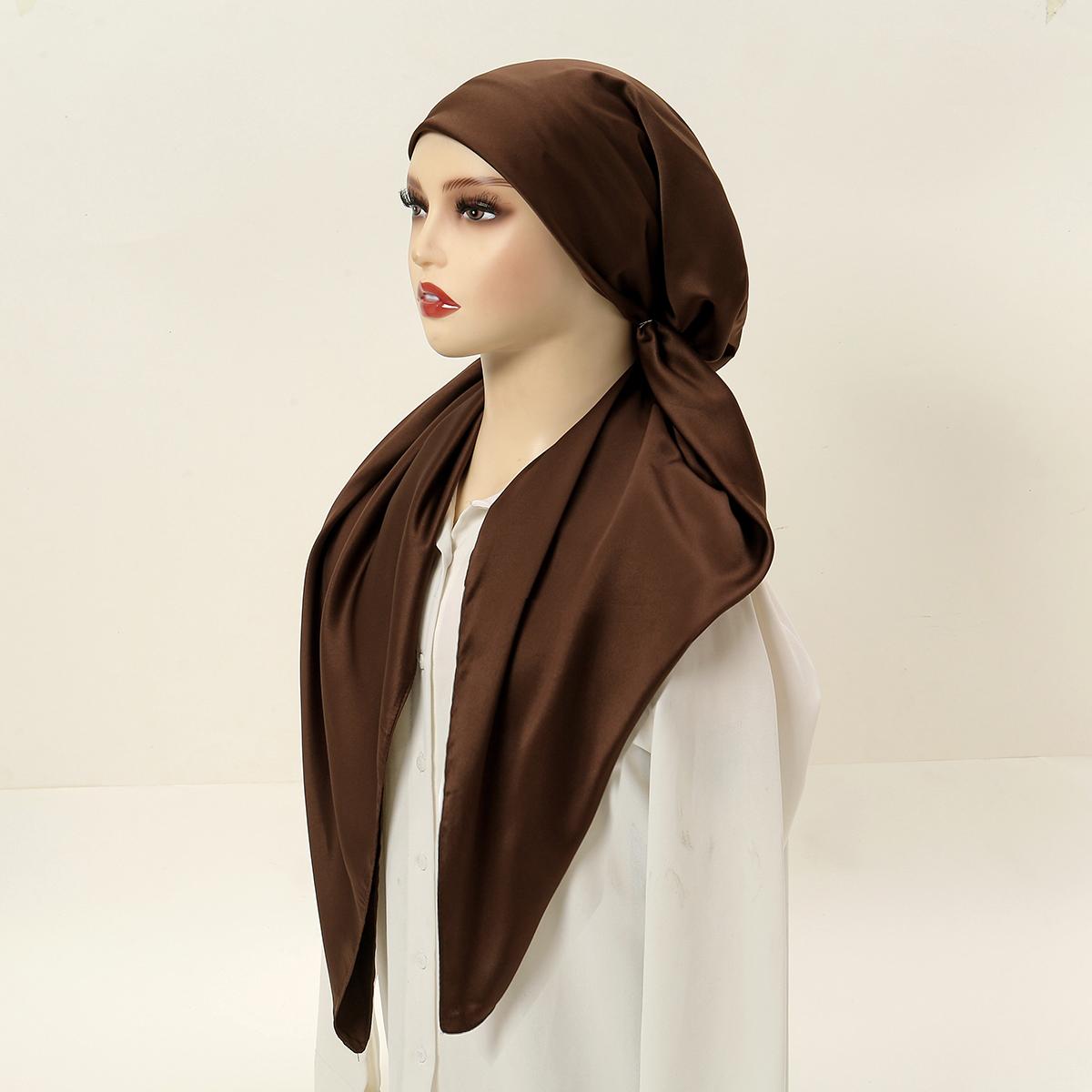 Muslim Instant Hijab Satin Silk Headband Caps Women Glossy Satin Fabric Turban Solid Plain Bandana High-Quality Night Cap Wraps
Muslim Instant Hijab Satin Silk Headband Caps Women Glossy Satin Fabric Turban Solid Plain Bandana High-Quality Night Cap Wraps