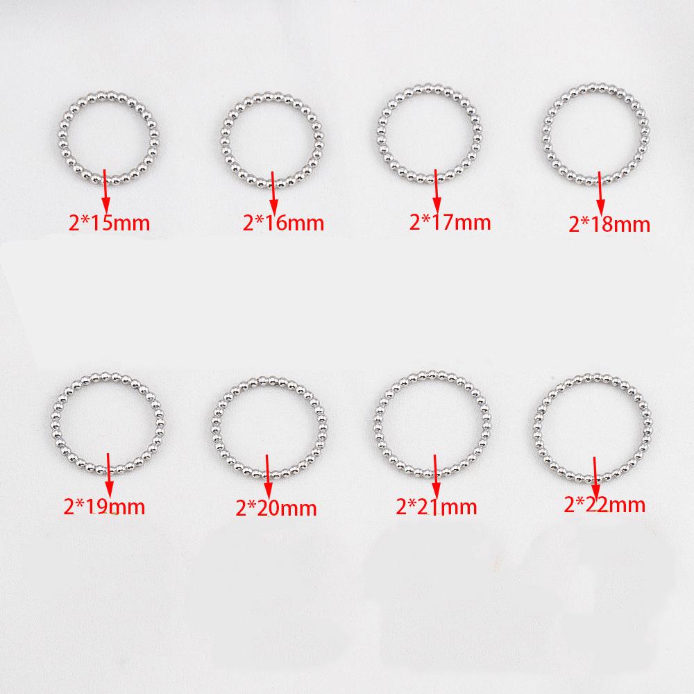 2pcs Stainless Steel Closed Ring Round Twisted Circles Ear Wire Hoops Pendant Connectors for DIY Jewelry Earring Making Findings 2x15mm
2pcs Stainless Steel Closed Ring Round Twisted Circles Ear Wire Hoops Pendant Connectors for DIY Jewelry Earring Making Findings 2x15mm