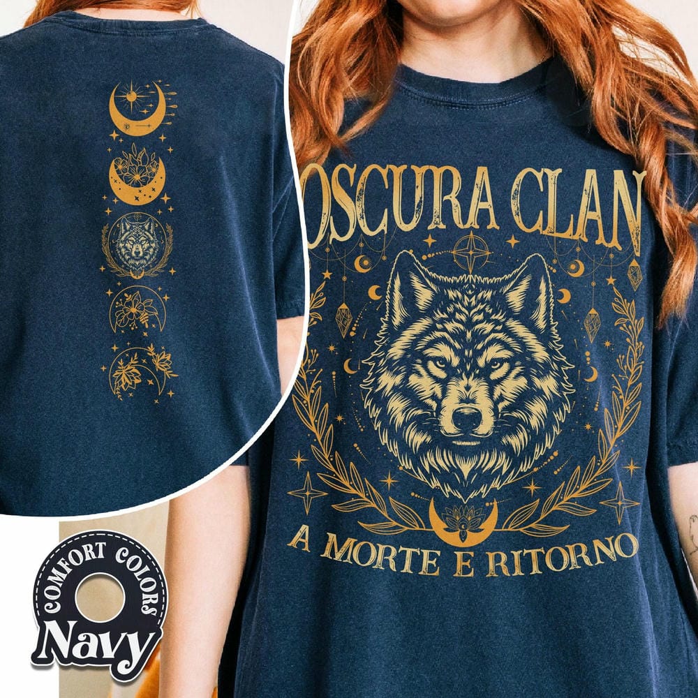 Women Vintage Casual Oscura Clan Print Comfort Unisex Tee Fantasy Funny A Morte E Ritorno Outfit Tee Zodiac Academy Streetwear S
Women Vintage Casual Oscura Clan Print Comfort Unisex Tee Fantasy Funny A Morte E Ritorno Outfit Tee Zodiac Academy Streetwear S