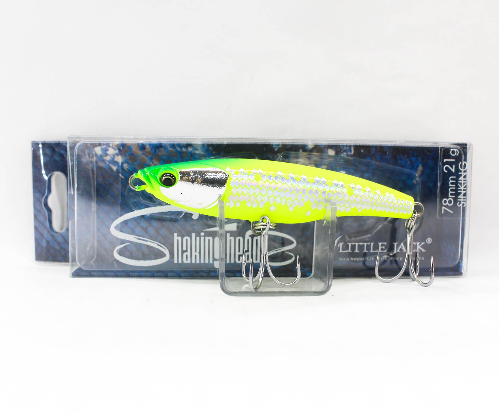 Little Jack Shaking Heads 78mm 21 grams Sinking Lure 08 (8072)
Little Jack Shaking Heads 78mm 21 grams Sinking Lure 08 (8072)