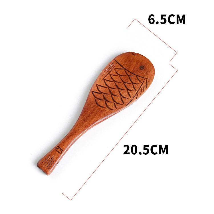 Retro Japanese Creative Fish Shape Rice Spoon Cute Nature Wooden Non-stick Rice Shovel Scoop Kitchen Cooking Utensils Supplies
Retro Japanese Creative Fish Shape Rice Spoon Cute Nature Wooden Non-stick Rice Shovel Scoop Kitchen Cooking Utensils Supplies