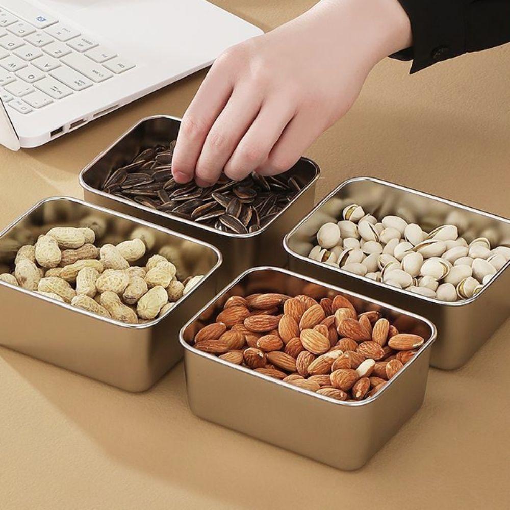 4pcs Stackable Fresh-Keeping Box Rectangular Food Container Portable Food Storage Box Hot Pot 4pcs
4pcs Stackable Fresh-Keeping Box Rectangular Food Container Portable Food Storage Box Hot Pot 4pcs