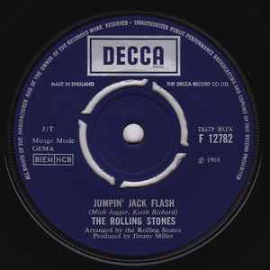 7-дюймовая пластинка ROLLING STONES - Jumpin Jack Flash F12782 Decca 1968 Великобритания Рок Б/У
7-дюймовая пластинка ROLLING STONES - Jumpin Jack Flash F12782 Decca 1968 Великобритания Рок Б/У
