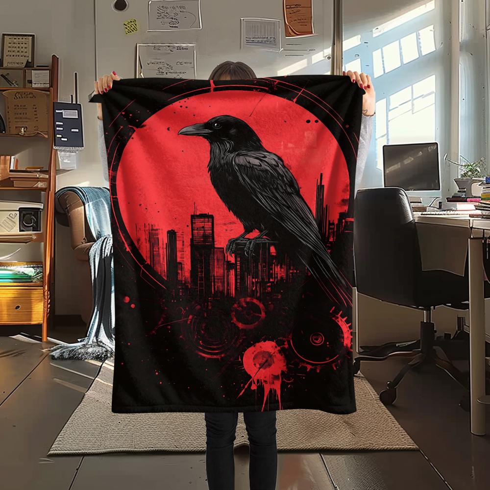 crow Print Flannel Blanket,High quality Comfortable for All Seasons,Home Decor,Warmth and Comfort,Perfect for Christmas Gifts 80cm x 120cm
crow Print Flannel Blanket,High quality Comfortable for All Seasons,Home Decor,Warmth and Comfort,Perfect for Christmas Gifts 80cm x 120cm