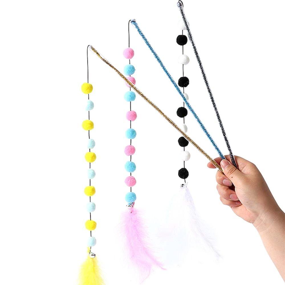 Chew Training Cat Teaser Wand Kitten Pompom Cat Toy Pet Supplies Cats Teasing Stick Kitten Rod Wand
Chew Training Cat Teaser Wand Kitten Pompom Cat Toy Pet Supplies Cats Teasing Stick Kitten Rod Wand