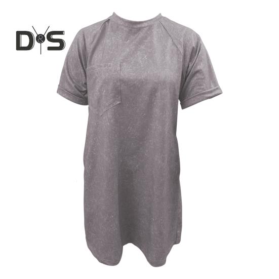 Женское платье с круглым вырезом и короткими рукавами Нагрудный карман в винтажном стиле Плюс размер Проблемное короткое платье Сплошной цвет Пуловер Повседневная повседневная одежда Мини-платье M серый
Женское платье с круглым вырезом и короткими рукавами Нагрудный карман в винтажном стиле Плюс размер Проблемное короткое платье Сплошной цвет Пуловер Повседневная повседневная одежда Мини-платье M серый